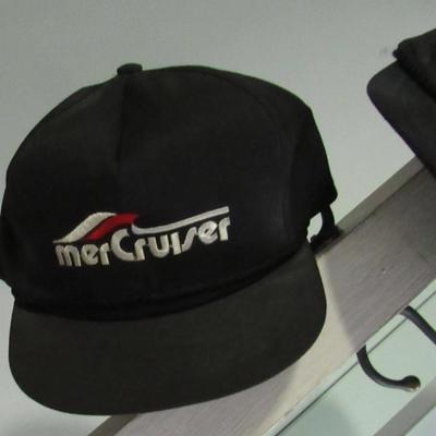 Lot 106:  2 Vintage 1970s Men's Baseball Hats, Mercury Marine and MerCruiser