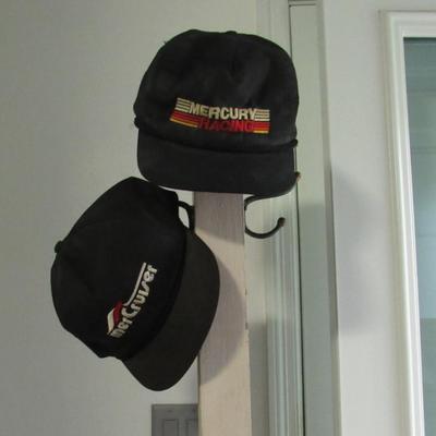 Lot 106:  2 Vintage 1970s Men's Baseball Hats, Mercury Marine and MerCruiser