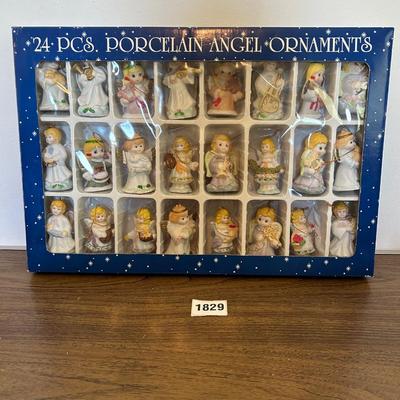 24pc porcelain angel ornaments