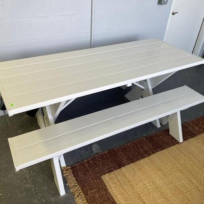 Quality PVC picnic table 6' w/ benches
