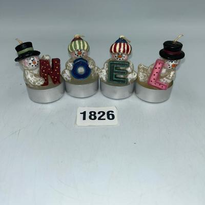 Assorted snowman figurines