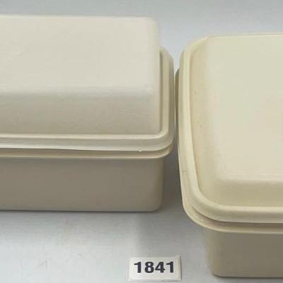 Vintage Tupperware Freeze and Save Ice Cream Boxes