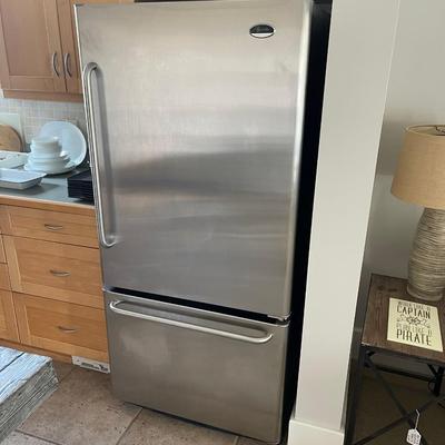 Refrigerator full size GE Profile stainless front