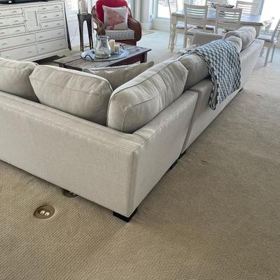 Contemporary sofa couch sectional CLEAN!!