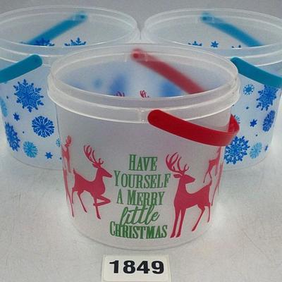 Holiday Decor Buckets
