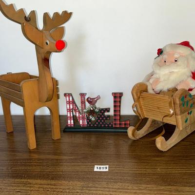3pc Christmas dÃ©cor figurines