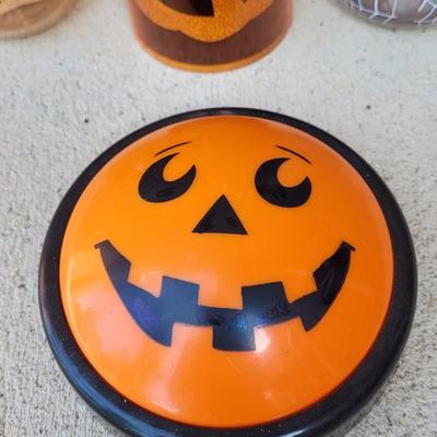 Halloween Solar & Battery Operated Twinkle Jars & Candle, and Push Light Jack o Lantern Light