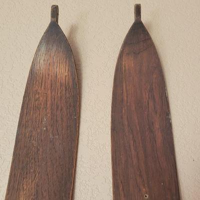 Vintage Wood Skis
