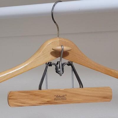 (3) Wood Setwell Suit Hangers