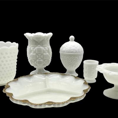 Milk Glass Assortment