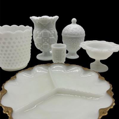 Milk Glass Assortment