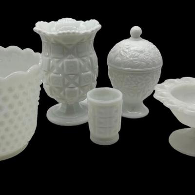 Milk Glass Assortment