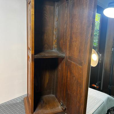 Solid Oak Fern Stand / cupboard