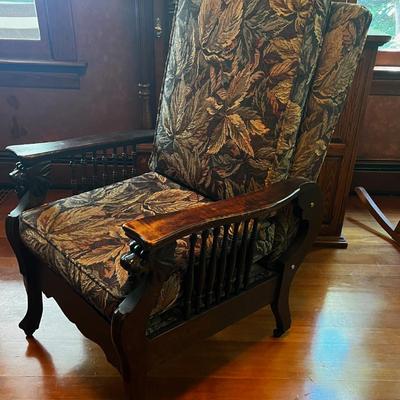 Antique Mahogany Griffin Chair 