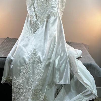 Gorgeous Beaded Hand Sew Custom Wedding Dress