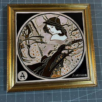 4 Seasoned Framed Tiles NEAT!