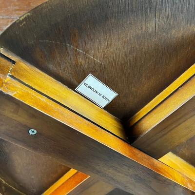 Interesting Inlay top Round End Table