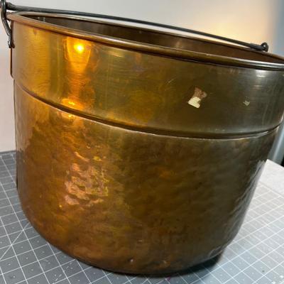 LARGE Copper Bucket Pail 