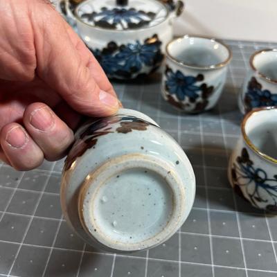 Japanese Stoneware Tea Set