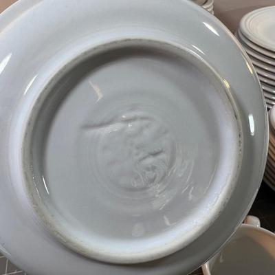 Super Set of FIESTA WHITE Dinnerware