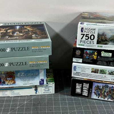 9 Boxed Puzzles
