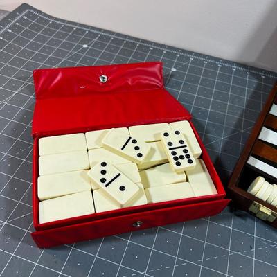 Backgammon and Dominoes Set