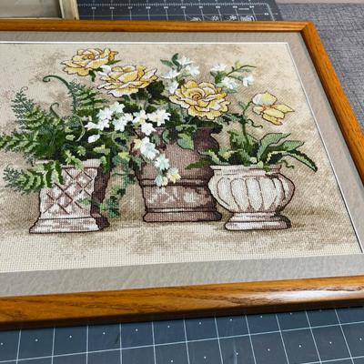 Decorative Needle Point Pictures and Print