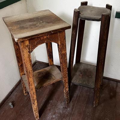 Pair of Arts & Crafts Plant Stands. 