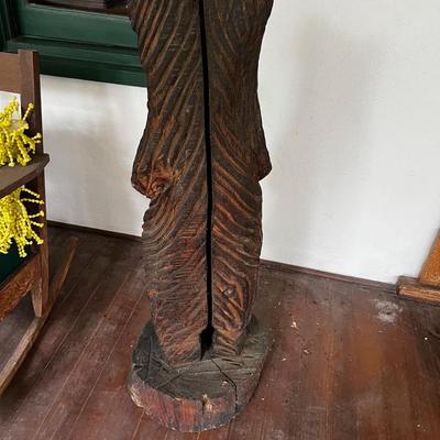 Carved Welcome BEAR 