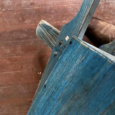 Decorative Wood Wheelbarrow Planter 