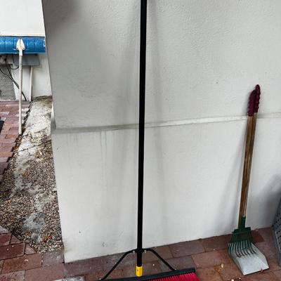 Push Broom with Squeegee