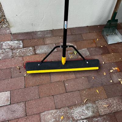 Push Broom with Squeegee