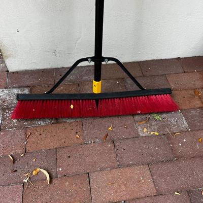 Push Broom with Squeegee