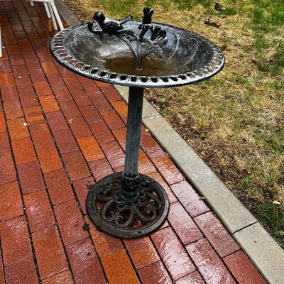 Metal Bird Bath