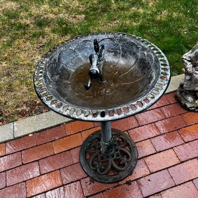 Metal Bird Bath