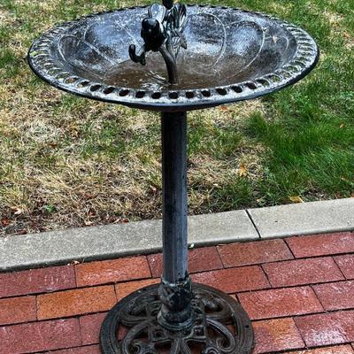 Metal Bird Bath