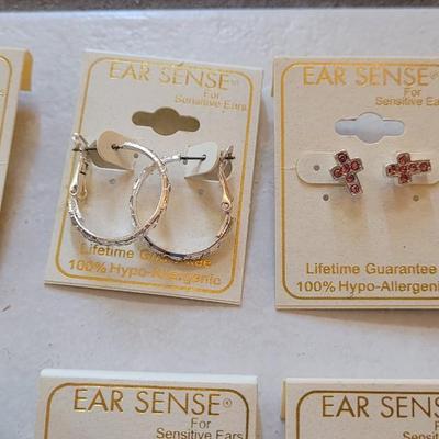 New Ear Sense Earrings 100% Hypo Allergenic (C)