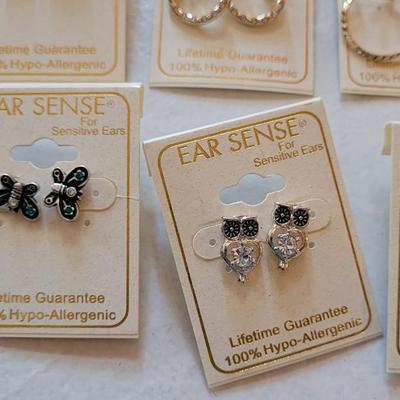 New Ear Sense Earrings 100% Hypo Allergenic (C)