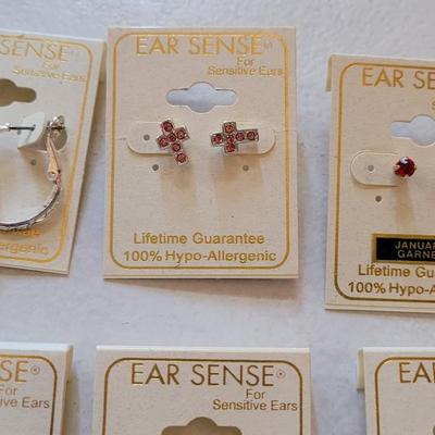 New Ear Sense Earrings 100% Hypo Allergenic (C)