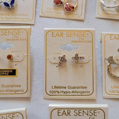 New Ear Sense Earrings 100% Hypo Allergenic (C)