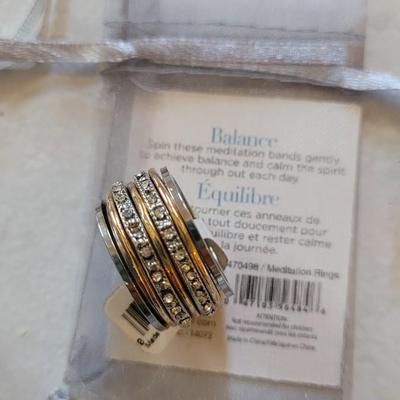 New (6) Meditation Rings