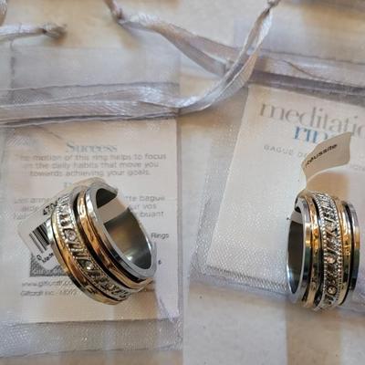 New (6) Meditation Rings