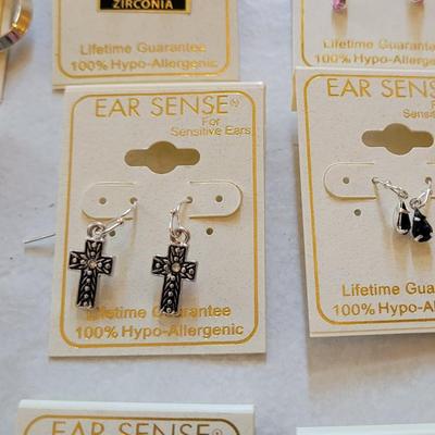 New Ear Sense Earrings 100% Hypo Allergenic (B)