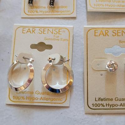 New Ear Sense Earrings 100% Hypo Allergenic (B)