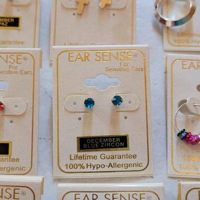 New Ear Sense Earrings 100% Hypo Allergenic (B)