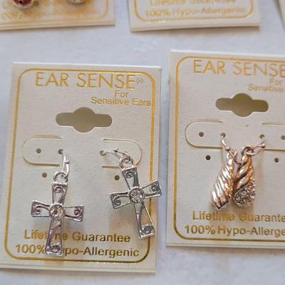 New Ear Sense Earrings 100% Hypo Allergenic (A)