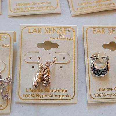 New Ear Sense Earrings 100% Hypo Allergenic (A)