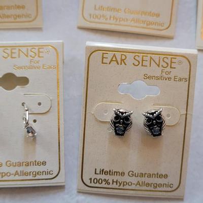 New Ear Sense Earrings 100% Hypo Allergenic (A)
