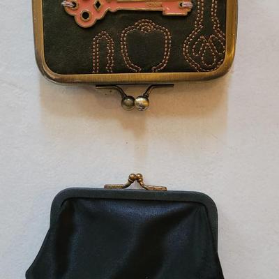 Fossil Lipstick Case and Black Coin Purse