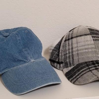 Denim & Wool Plaid Hats